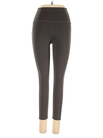 Pre-owned Girlfriend Collective Active Pants In Gray