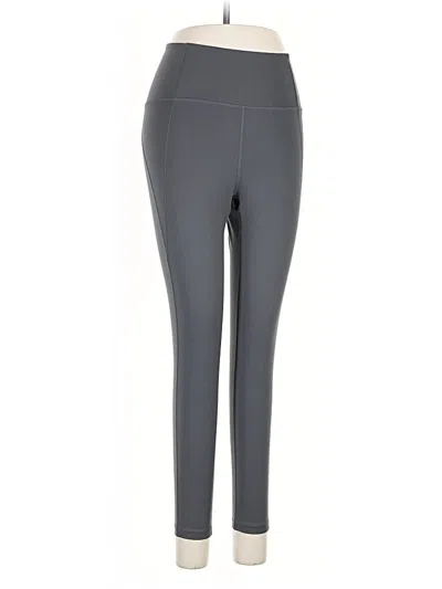 Pre-owned Girlfriend Collective Active Pants In Gray