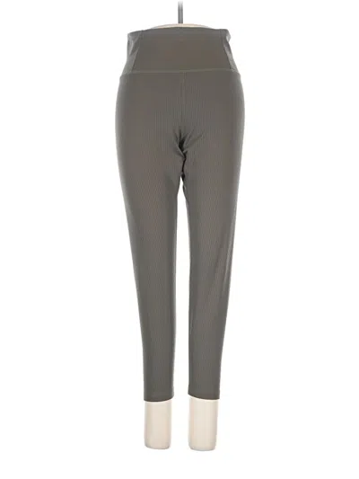 Pre-owned Girlfriend Collective Active Pants In Gray