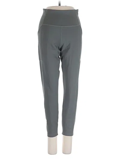 Pre-owned Girlfriend Collective Active Pants In Gray