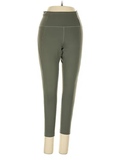 Pre-owned Girlfriend Collective Active Pants In Green