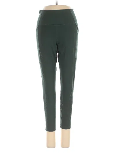 Pre-owned Girlfriend Collective Active Pants In Green