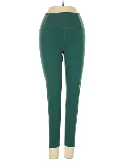 Pre-owned Girlfriend Collective Active Pants In Green