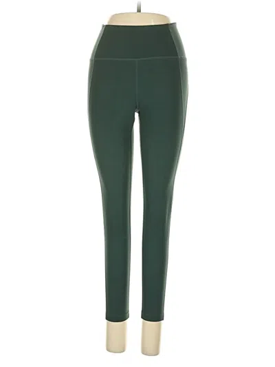 Pre-owned Girlfriend Collective Active Pants In Green