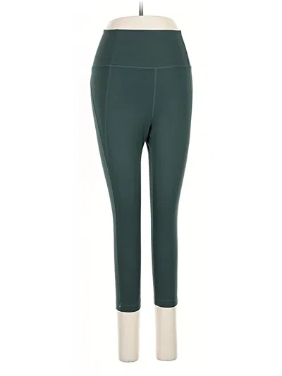 Pre-owned Girlfriend Collective Active Pants In Green