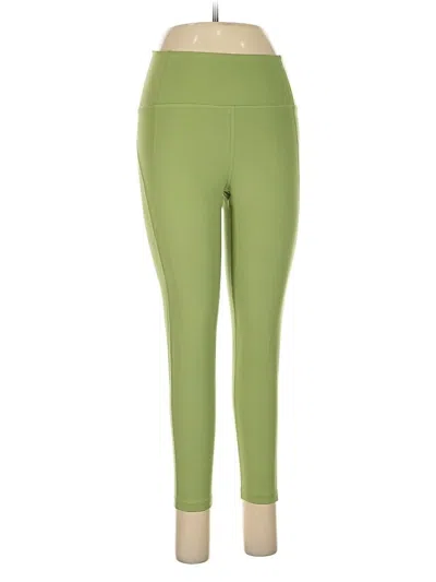 Pre-owned Girlfriend Collective Active Pants In Green