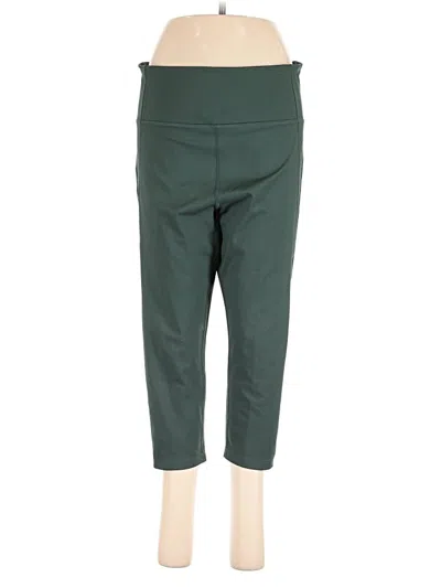 Pre-owned Girlfriend Collective Active Pants In Green