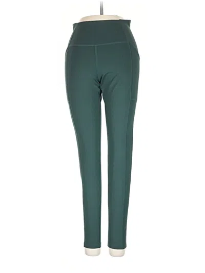 Pre-owned Girlfriend Collective Active Pants In Green