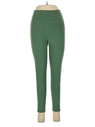 Pre-owned Girlfriend Collective Active Pants In Green