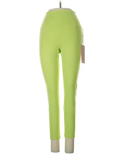 Pre-owned Girlfriend Collective Active Pants In Green