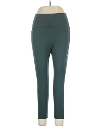 Pre-owned Girlfriend Collective Active Pants In Green
