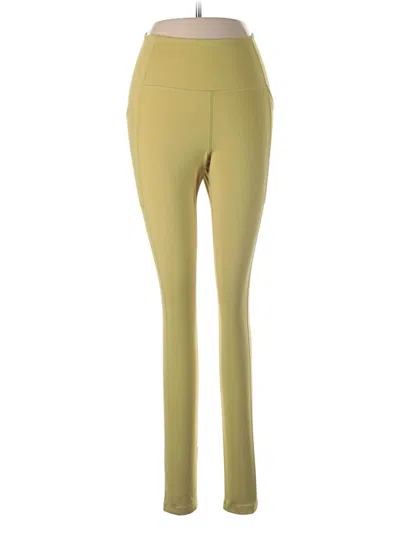 Pre-owned Girlfriend Collective Active Pants In Green