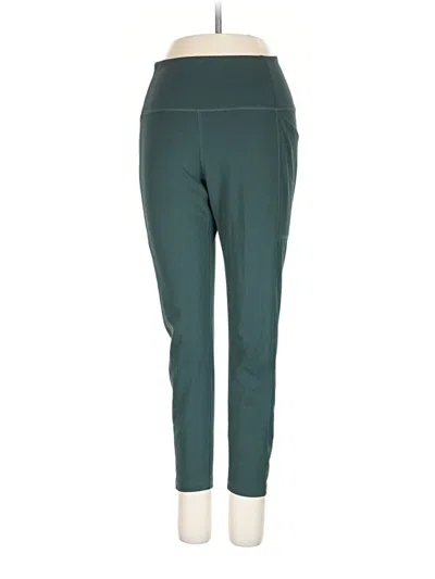 Pre-owned Girlfriend Collective Active Pants In Green