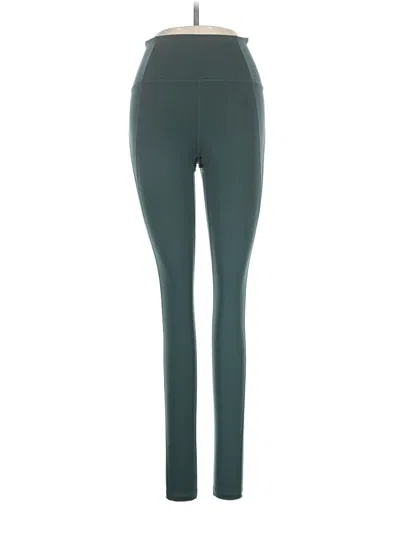 Pre-owned Girlfriend Collective Active Pants In Green