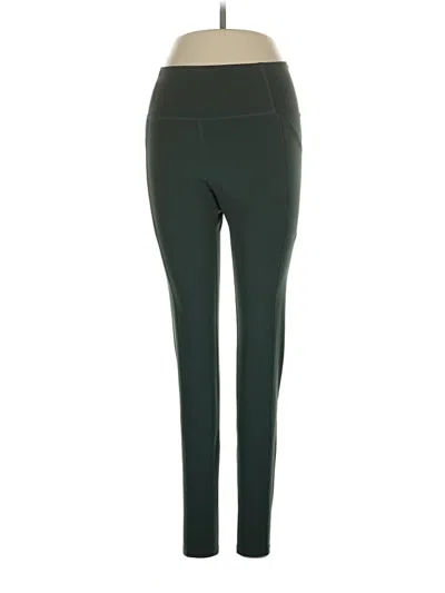 Pre-owned Girlfriend Collective Active Pants In Green
