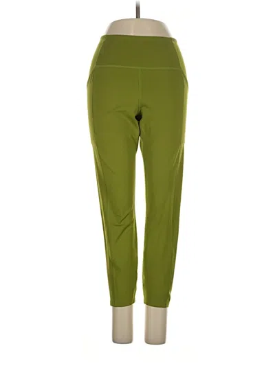 Pre-owned Girlfriend Collective Active Pants In Green