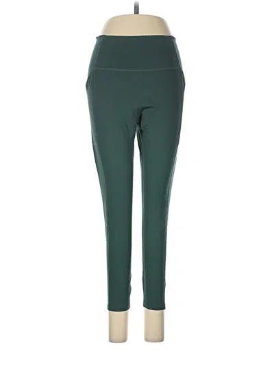 Pre-owned Girlfriend Collective Active Pants In Green