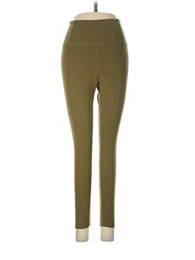 Pre-owned Girlfriend Collective Active Pants In Green
