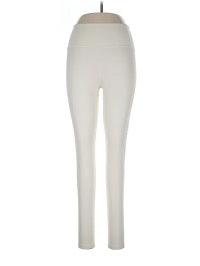 Pre-owned Girlfriend Collective Active Pants In Ivory