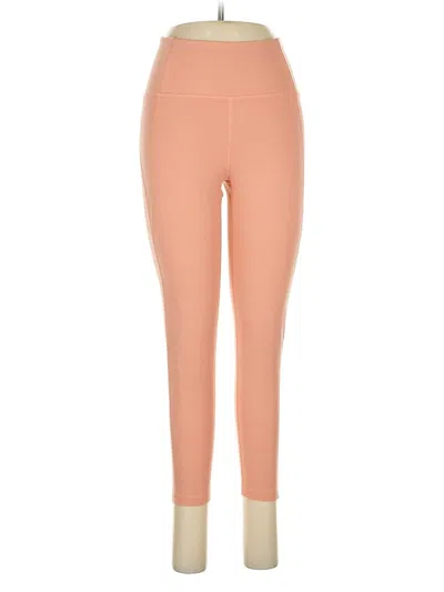 Pre-owned Girlfriend Collective Active Pants In Orange