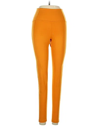 Pre-owned Girlfriend Collective Active Pants In Orange