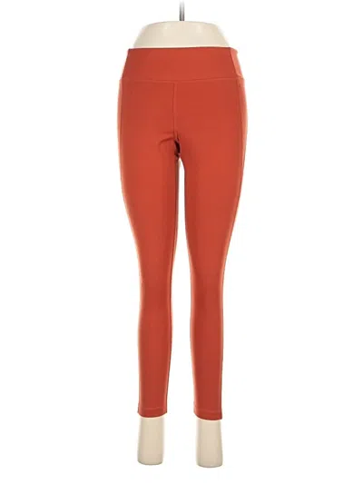 Pre-owned Girlfriend Collective Active Pants In Orange