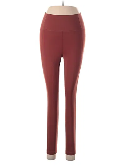 Pre-owned Girlfriend Collective Active Pants In Orange