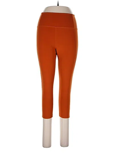 Pre-owned Girlfriend Collective Active Pants In Orange