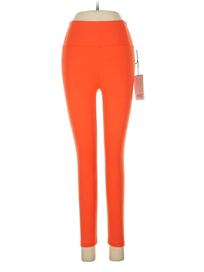 Pre-owned Girlfriend Collective Active Pants In Orange