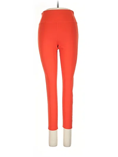 Pre-owned Girlfriend Collective Active Pants In Orange