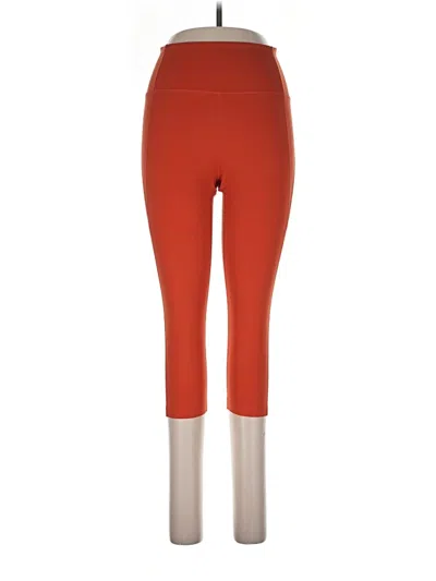 Pre-owned Girlfriend Collective Active Pants In Orange