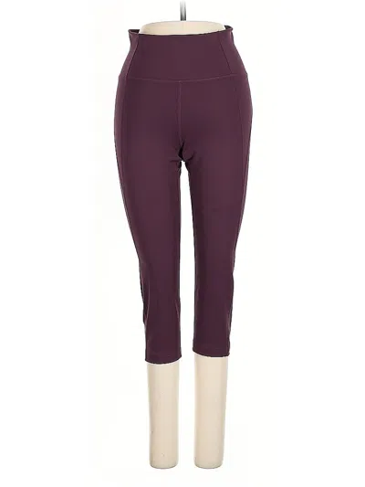 Pre-owned Girlfriend Collective Active Pants In Purple
