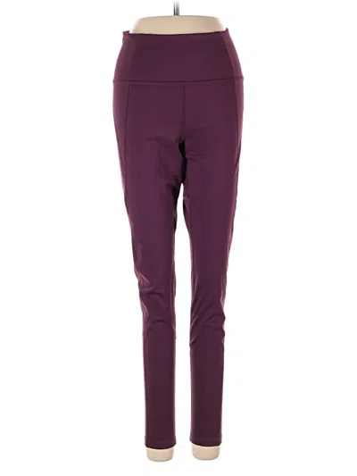 Pre-owned Girlfriend Collective Active Pants In Purple