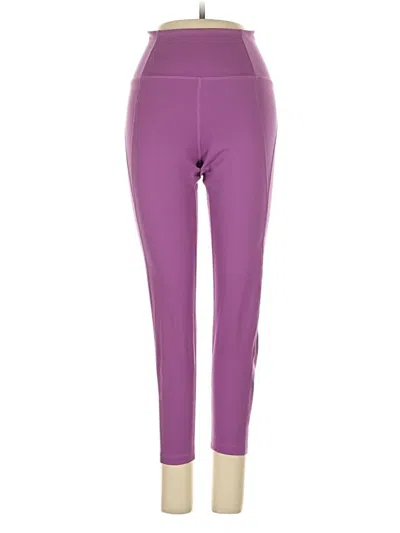 Pre-owned Girlfriend Collective Active Pants In Purple