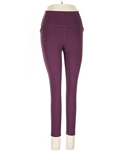 Pre-owned Girlfriend Collective Active Pants In Purple