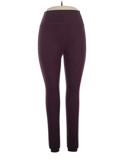 Pre-owned Girlfriend Collective Active Pants In Purple