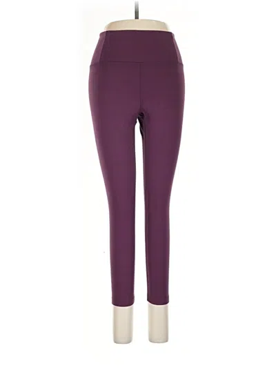Pre-owned Girlfriend Collective Active Pants In Purple