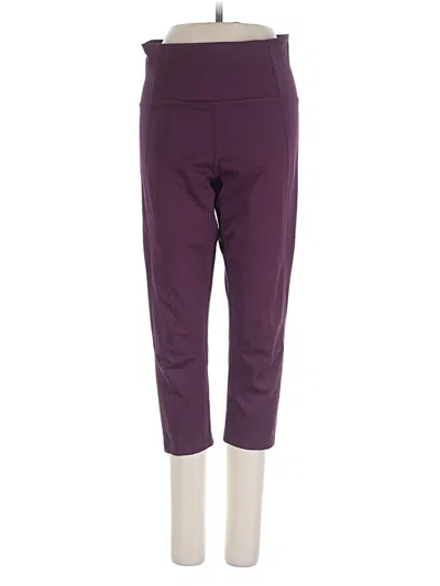Pre-owned Girlfriend Collective Active Pants In Purple