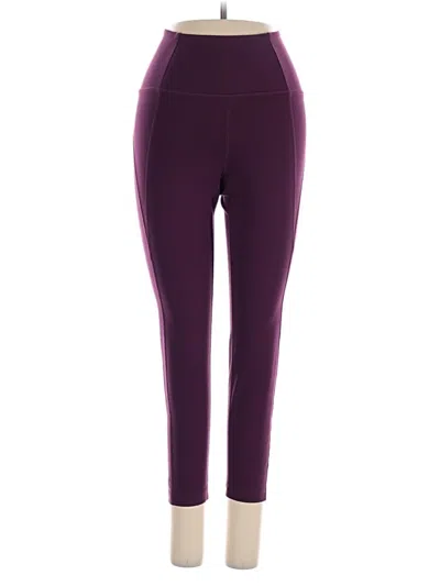 Pre-owned Girlfriend Collective Active Pants In Purple