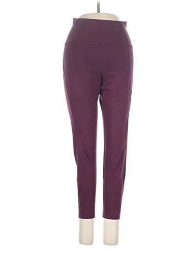 Pre-owned Girlfriend Collective Active Pants In Purple