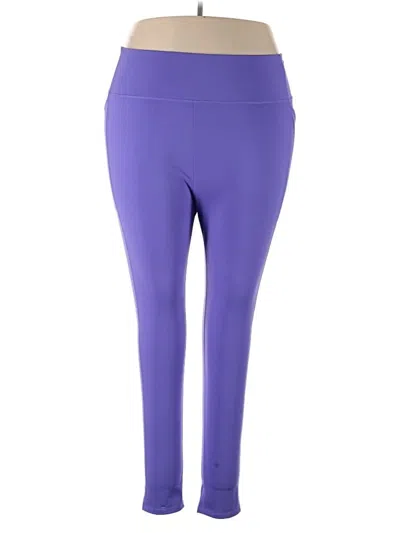 Pre-owned Girlfriend Collective Active Pants In Purple