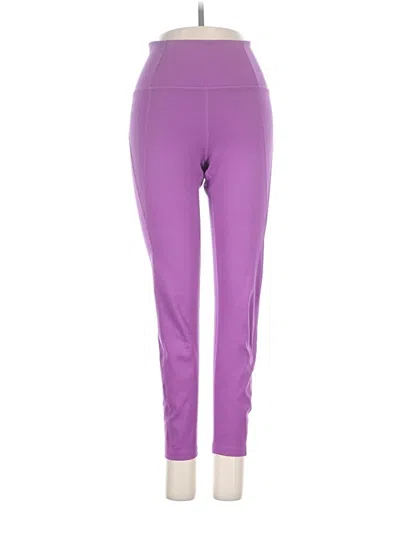 Pre-owned Girlfriend Collective Active Pants In Purple