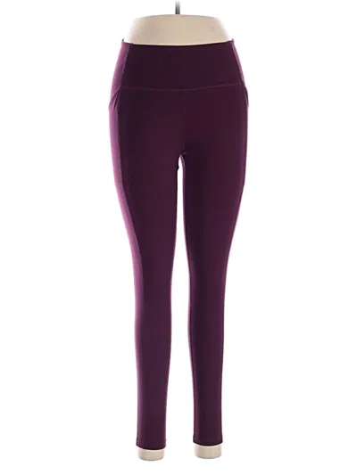 Pre-owned Girlfriend Collective Active Pants In Purple