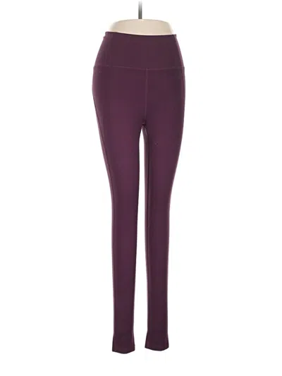 Pre-owned Girlfriend Collective Active Pants In Purple