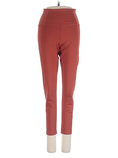 Pre-owned Girlfriend Collective Active Pants In Red
