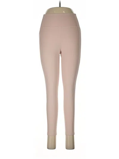 Pre-owned Girlfriend Collective Active Pants In Tan