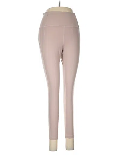 Pre-owned Girlfriend Collective Active Pants In Tan
