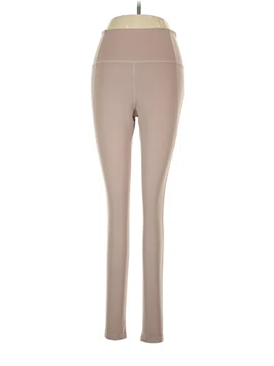 Pre-owned Girlfriend Collective Active Pants In Tan