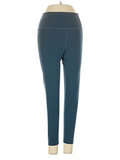 Pre-owned Girlfriend Collective Active Pants In Teal