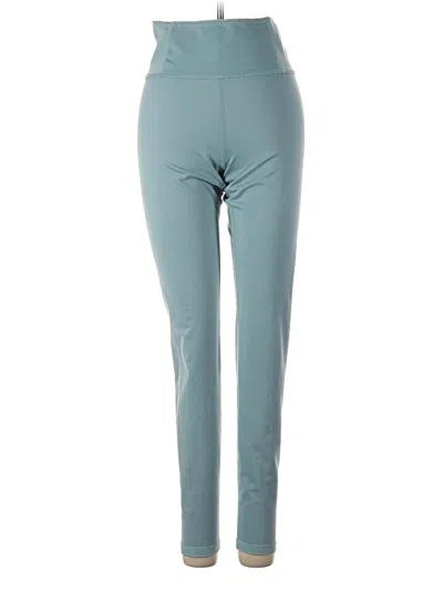 Pre-owned Girlfriend Collective Active Pants In Teal